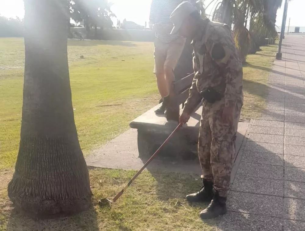 Miramar de Ansenuza: Capturaron un ejemplar de "yarará grande"