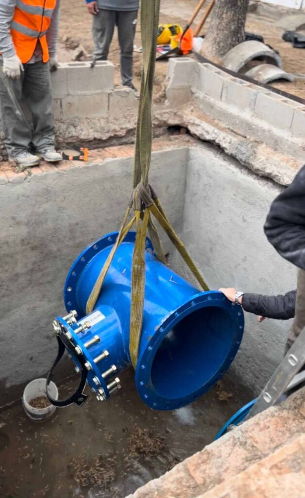 Completaron la obra de agua potable y se reestableció el servicio