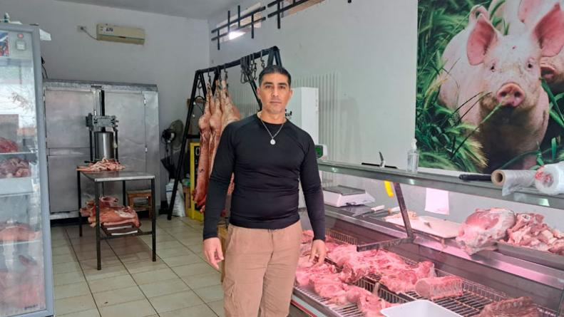 Malagueño: Reconoció al ladrón que le robó en su carnicería y lo atrapó
