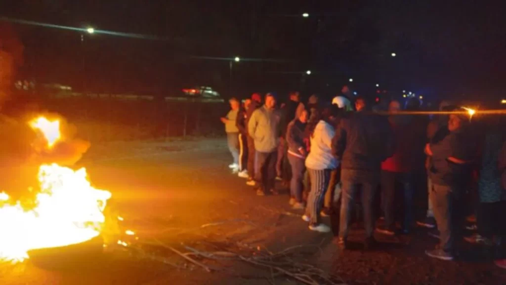 Protesta de vecinos de Malagueño en demanda de seguridad