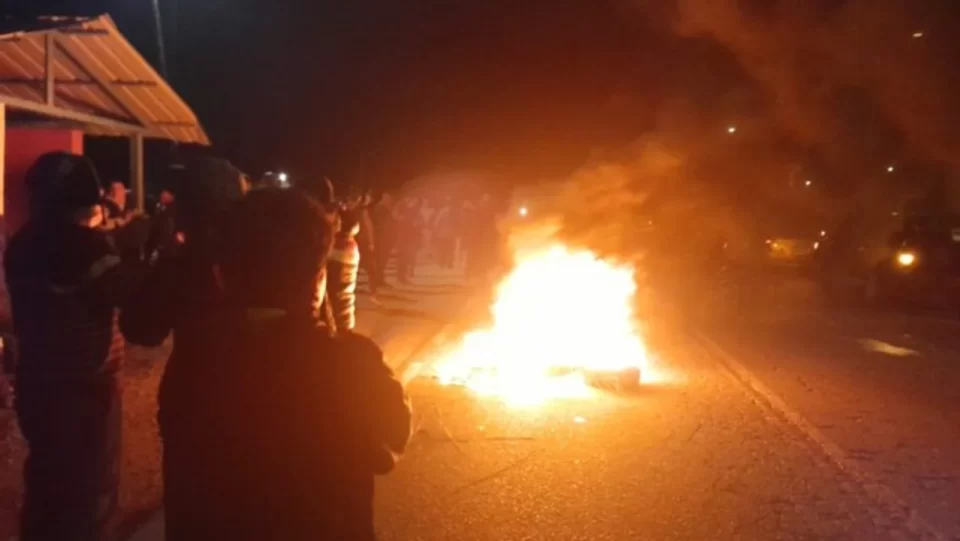 Protesta de vecinos de Malagueño en demanda de seguridad