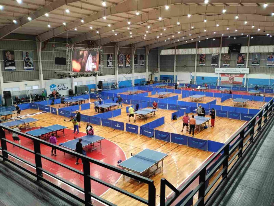 Todo listo para el Campeonato Argentino de Tenis de Mesa en Alta Gracia