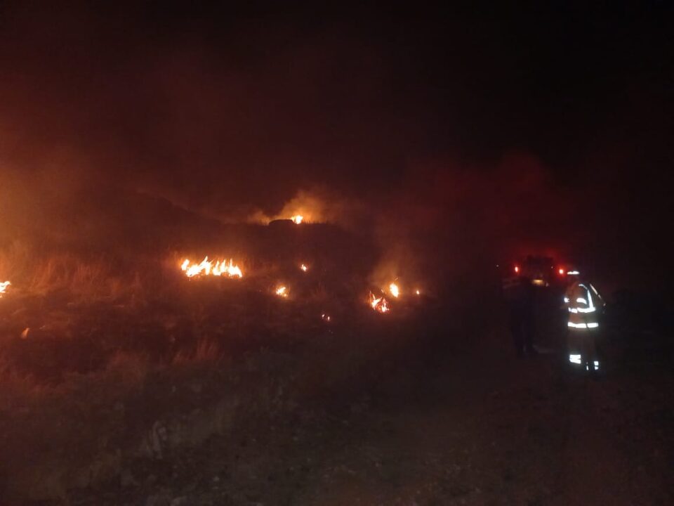 Un segundo foco de incendio azotó la localidad de Potrero de Garay 