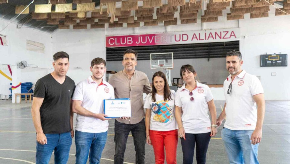 Despeñaderos: El Club Juventud Alianza recibió un subsidio provincial
