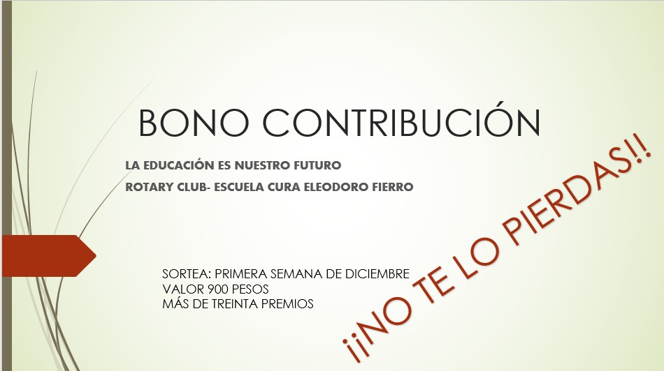 La escuela Eleodoro Fierro lanza un bono a contribución para comprar sillas y mesas