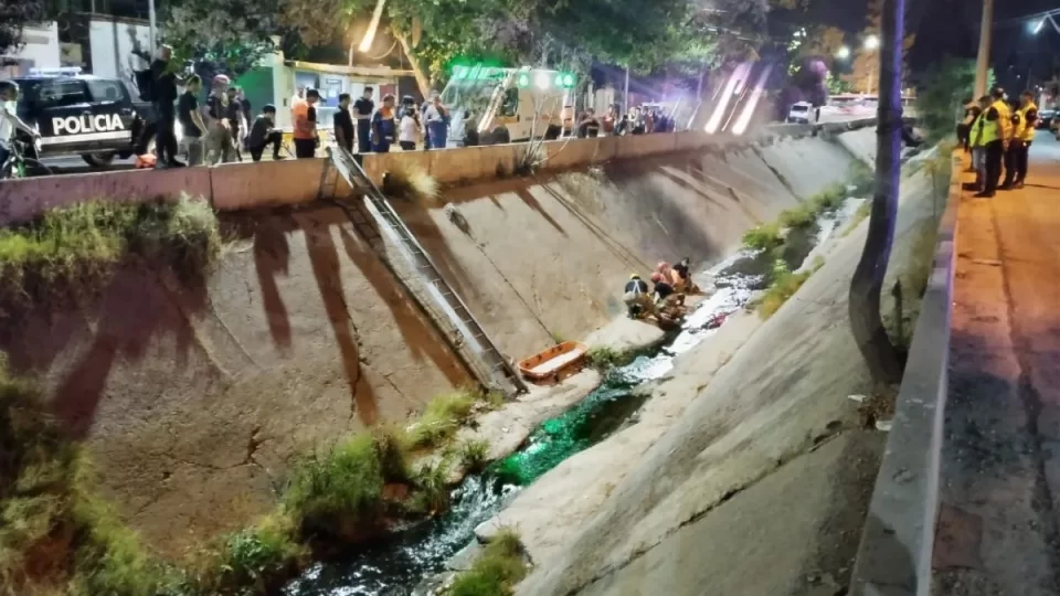 El video del día: Un niño cayó a un zanjón y su perro no paró de ladrar hasta que lo vio a salvo
