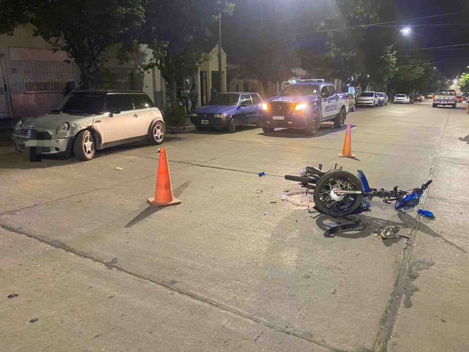 Noche accidentada en las calles de Alta Gracia