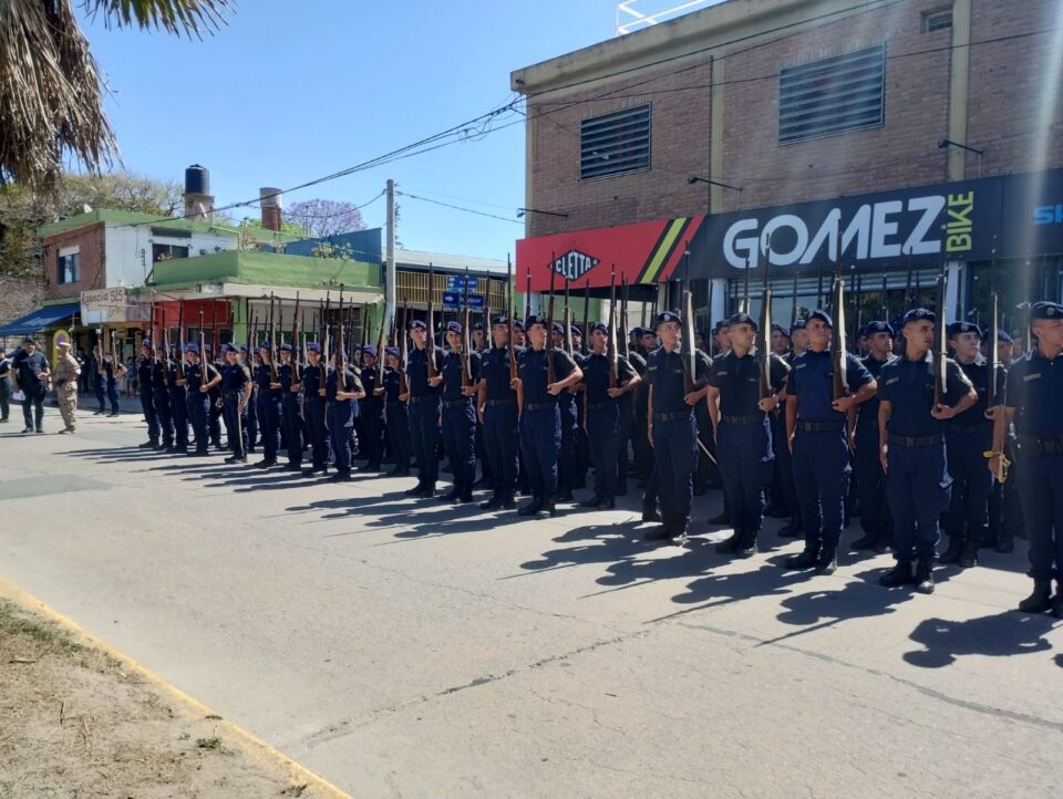 Día de la Policía de Córdoba: el desfile será en Alta Gracia y ya ensayan