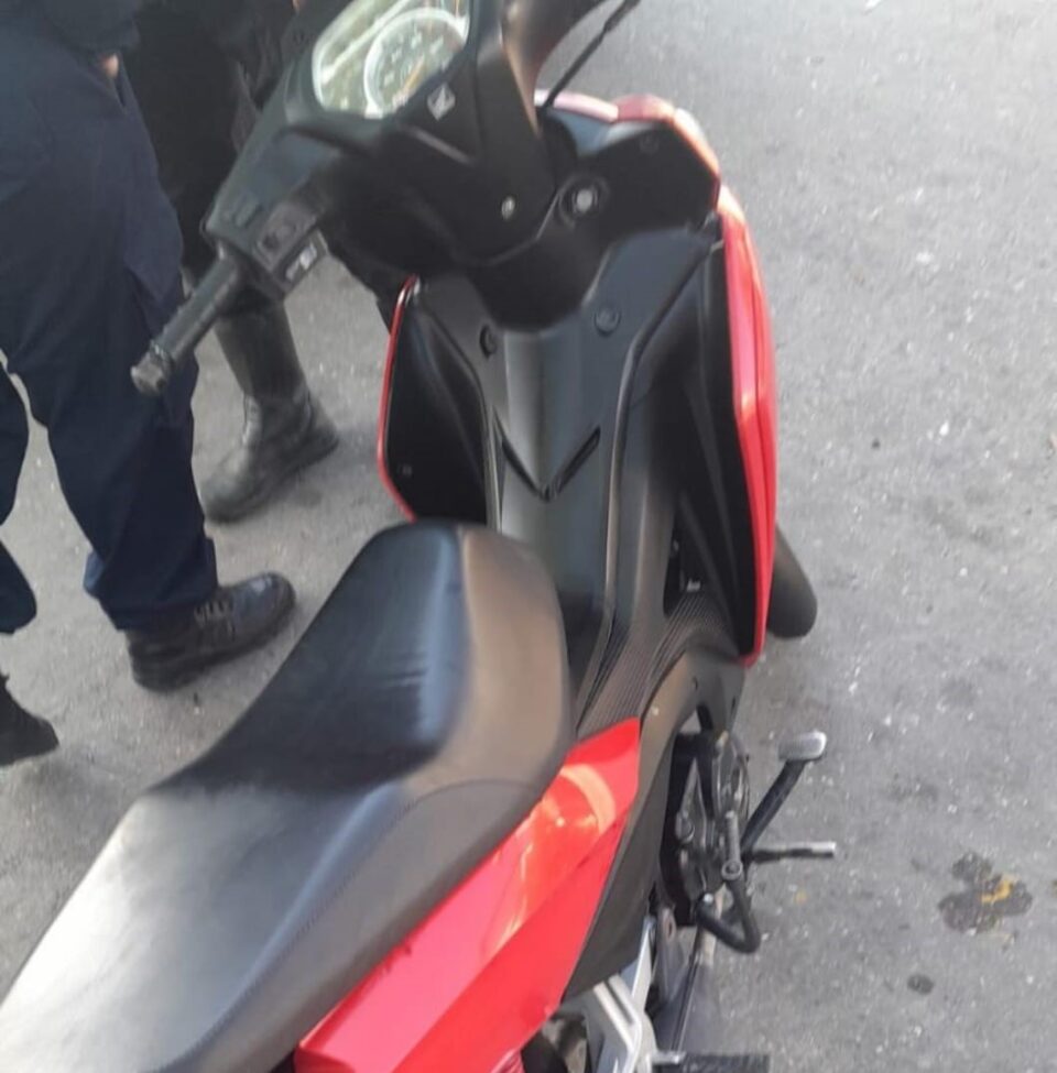 Encontraron una motocicleta robada en Barrio Norte