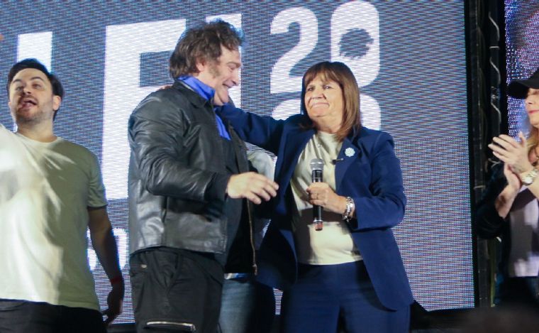 Javier Milei confirmó a Patricia Bullrich como ministra de Seguridad