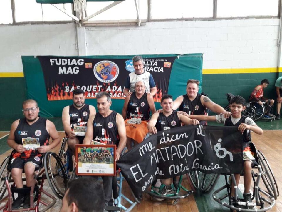 FUNDIAG se consagró Bicampeón Provincial de básquet adaptado