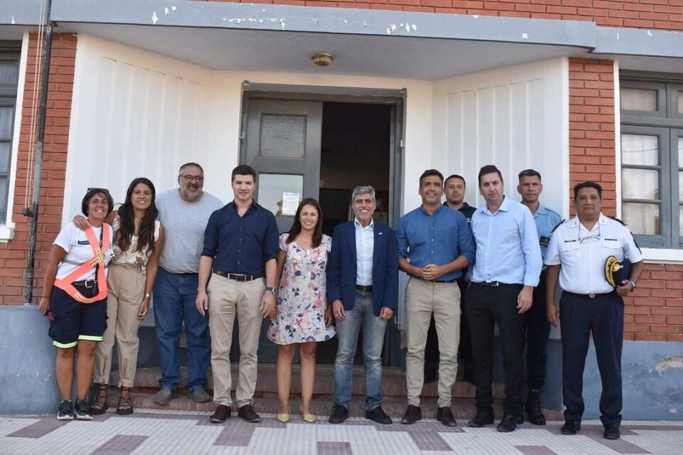 El Ministro de Seguridad recorrió el Centro de Monitoreo de Despeñaderos