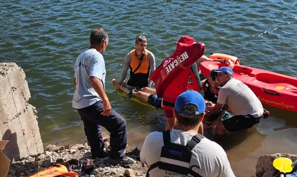 Rescataron a un hombre en el dique La Quebrada: sufrió un golpe en la cabeza y estaba ahogado