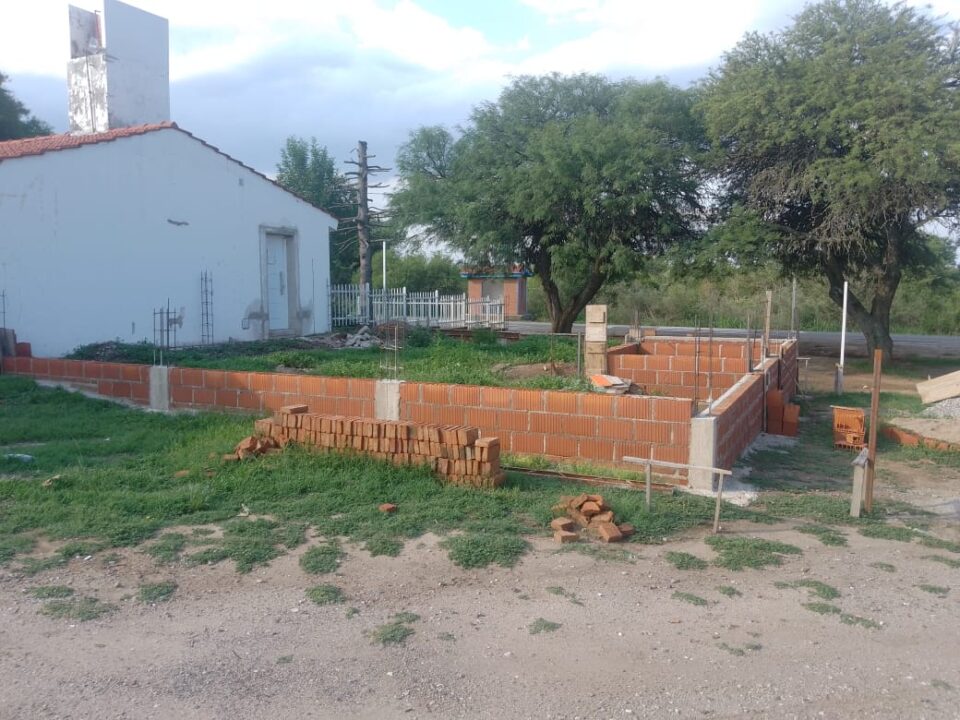 Avanzan las obras en el Dispensario de la Comuna de Villa San Isidro