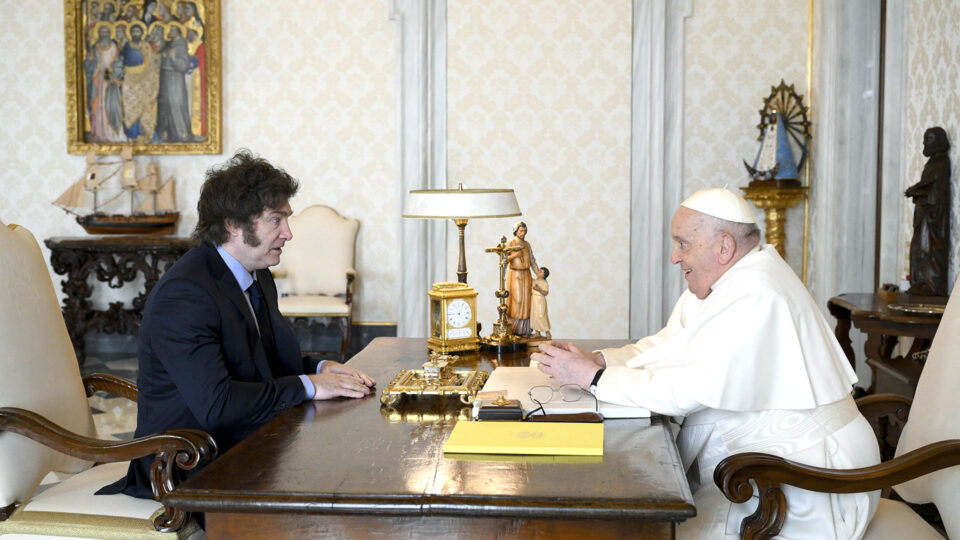 Milei y el Papa Francisco se reunieron en el Vaticano
