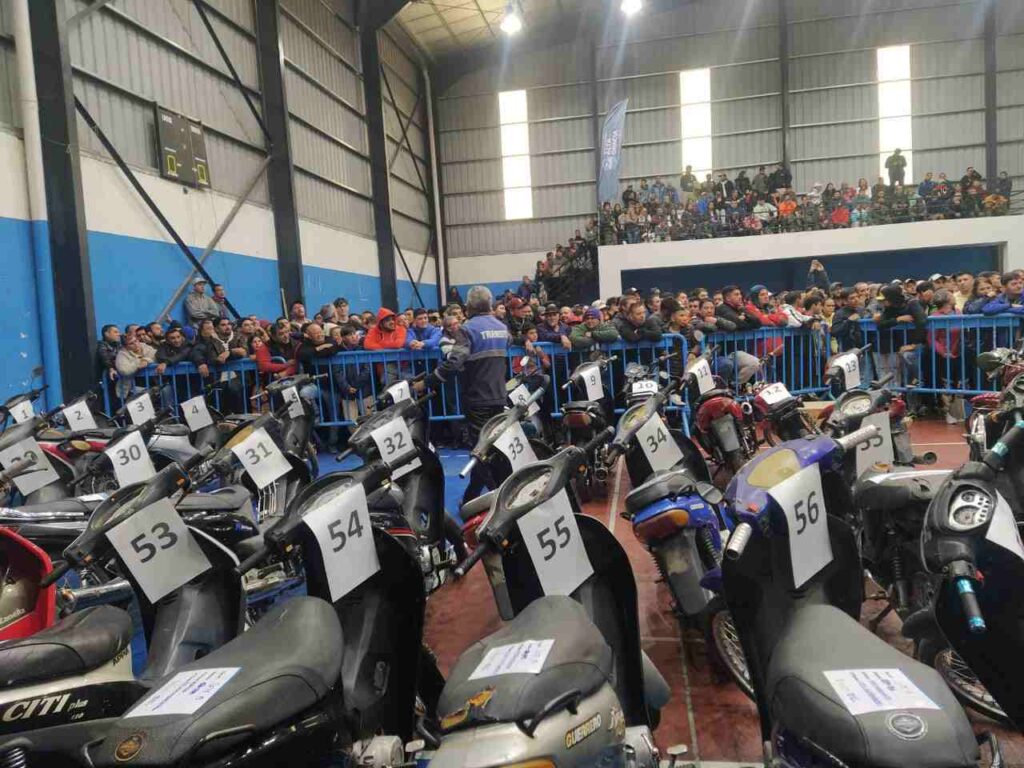 El Municipio remató 70 motos incautadas por diferentes infracciones