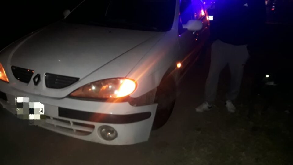 Chocaron en la ruta y el motociclista no quiso ser atendido ni dar datos personales