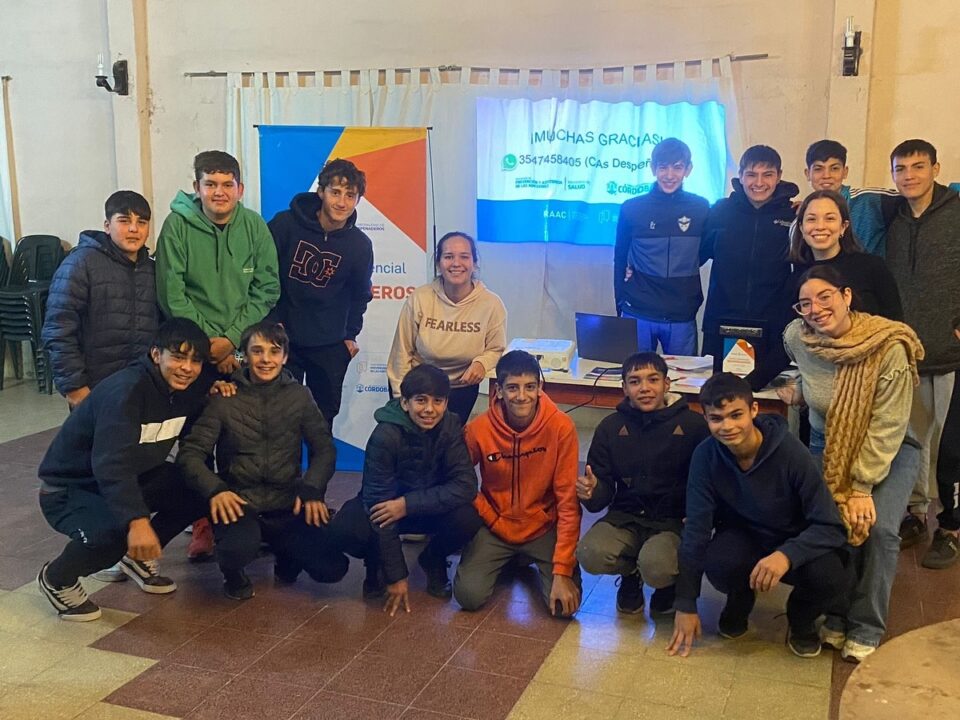 Se realizó un taller de fortalecimiento emocional con jóvenes de Despeñaderos