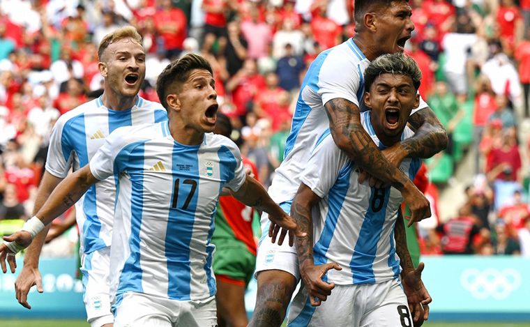 La Selección Sub 23 empató en el último minuto ante Marruecos en su debut
