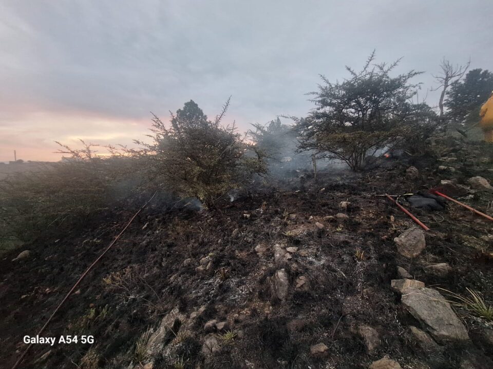 Bomberos contuvo un incendio en Villas Ciudad de América