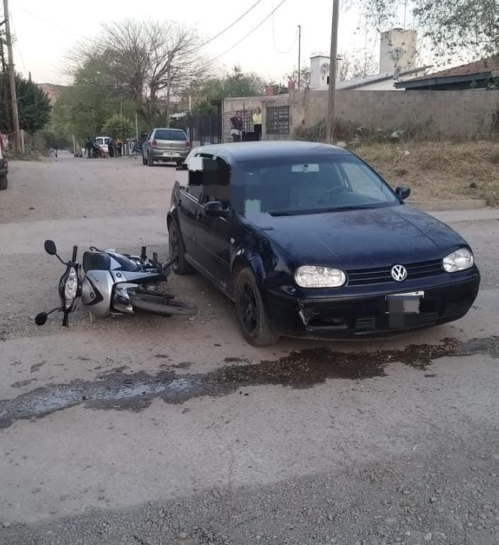 Accidente de tránsito en Malagueño: un hombre fue hospitalizado con heridas