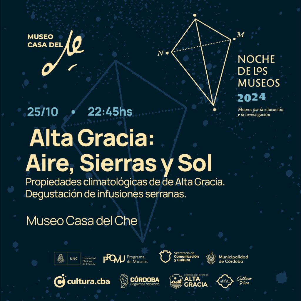 Alta Gracia se suma a otra fantástica edición de la Noche de los Museos