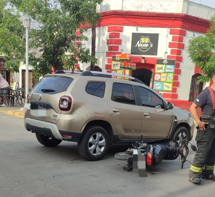 Fuerte choque en Malagueño deja a una menor herida