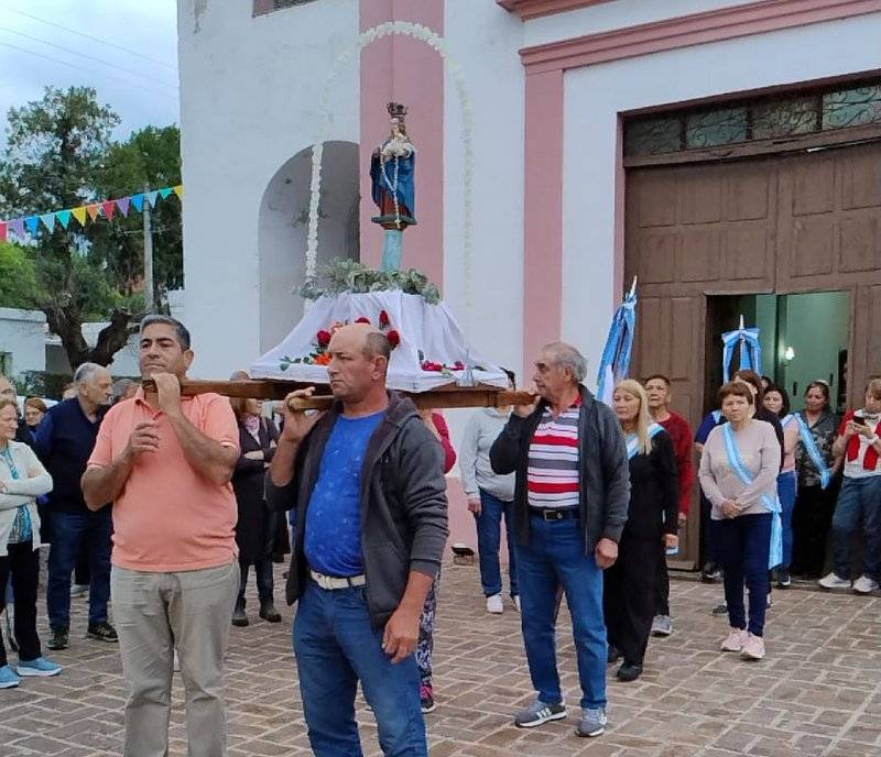 Los Molinos le rindió honores a Nuestra Señora del Pilar