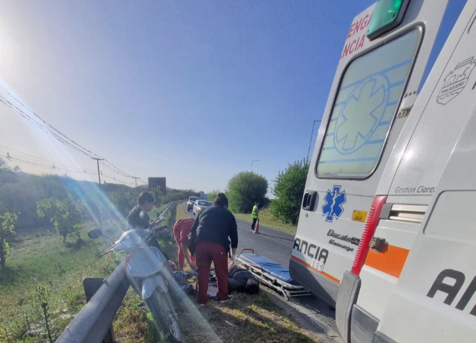Dos accidentes dejaron saldo de motociclistas heridos en Alta Gracia y Malagueño