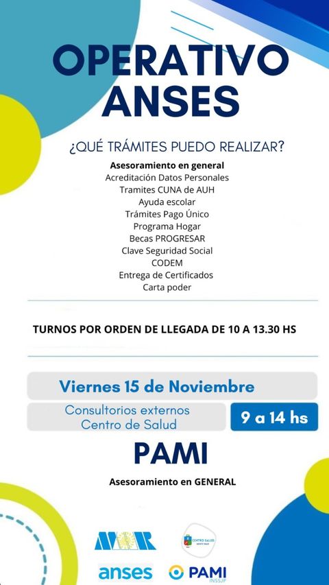 Monte Ralo se prepara para recibir mañana al "Operativo de ANSES y PAMI"