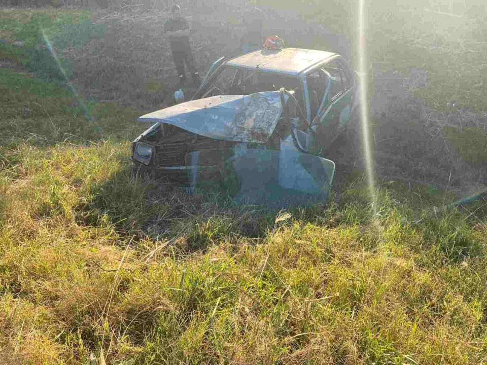 Automovilista herido en impresionante accidente en Ruta 5
