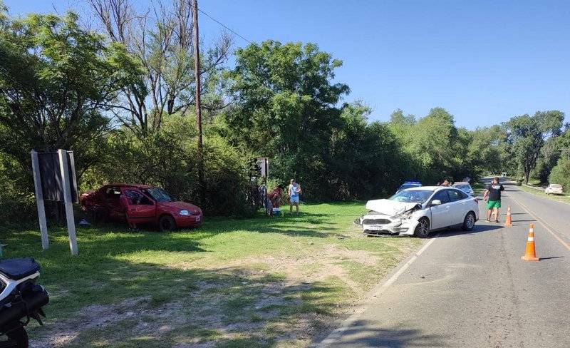 Accidente con lesionados en la subida de la Iglesia de Anisacate