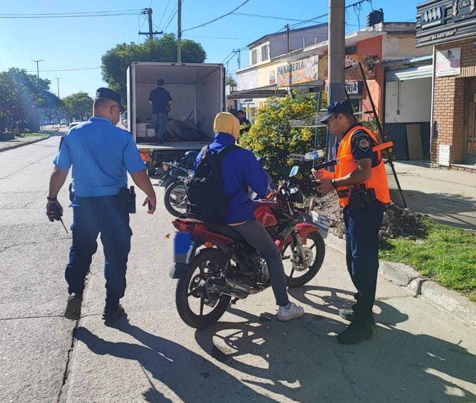 Controles exhaustivos en el Departamento: secuestro de motos e inspecciones