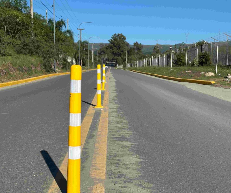 El Municio continúa con las tareas de demarcación vial