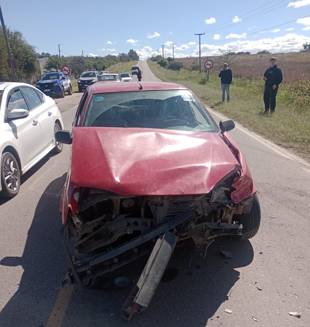 Violento choque en Ruta S-523: una mujer de 79 años fue hospitalizada ...