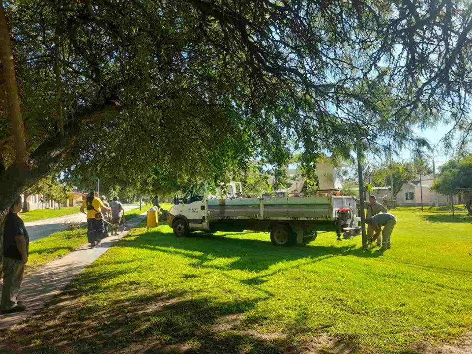 Avanzan las intervenciones en Parque Virrey, 1º de Mayo y Santa María