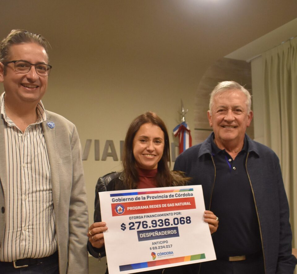 Se pondrá en marcha la cuarta etapa de obra de gas natural en Despeñaderos