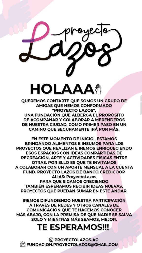 "Proyecto Lazos": mujeres organizadas tejen redes para enfrentar el frío y el hambre