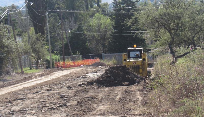Potrero de Garay continúa trabajando en mejoras viales en distintos barrios