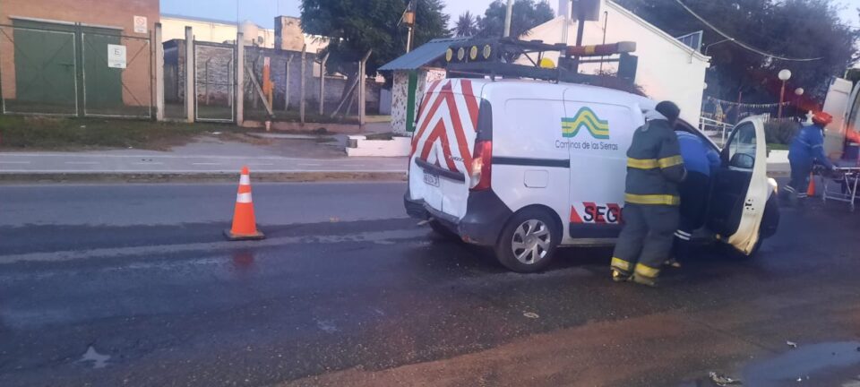 Un accidente en Malagueño dejó a un hombre mayor hospitalizado