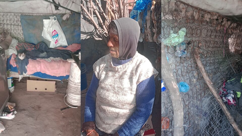 Una vecina pide ayuda urgente para Carola que vive en extrema precariedad