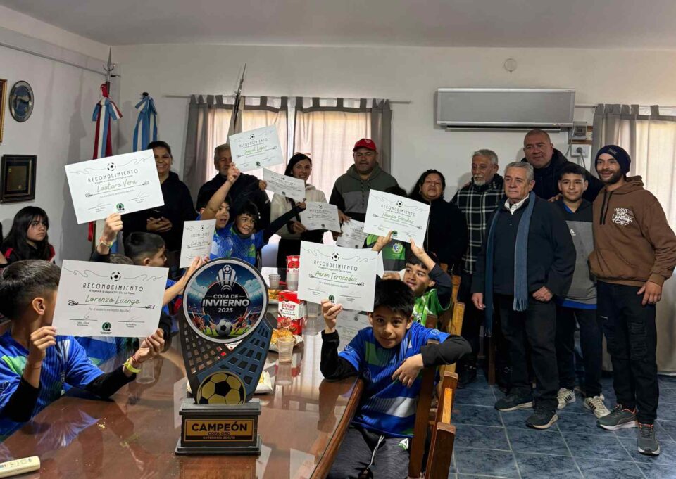 Desayuno con campeones: la Cooperativa de Anisacate homenajeó a Los Peques