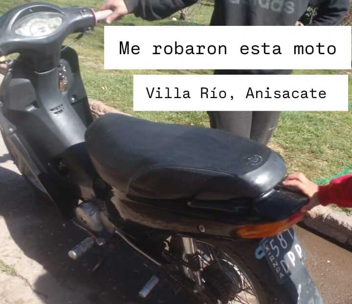 Pedido urgente tras el robo de su moto: “La necesito para trabajar y llevar a mi hijo”