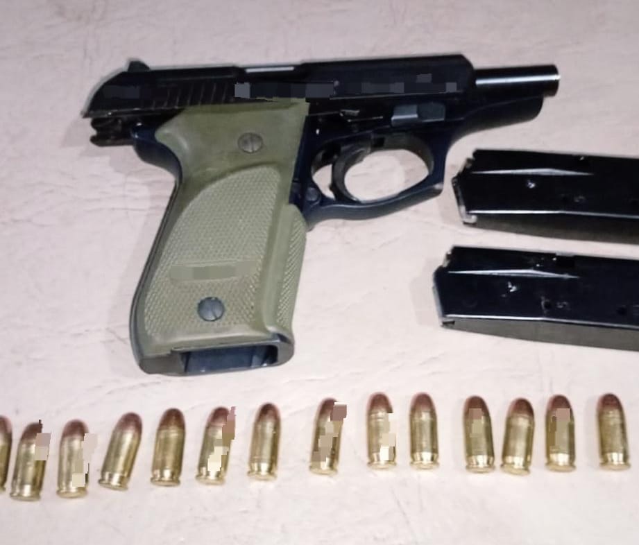 Incautaron un arma de fuego por un caso de amenazas en Villa La Bolsa