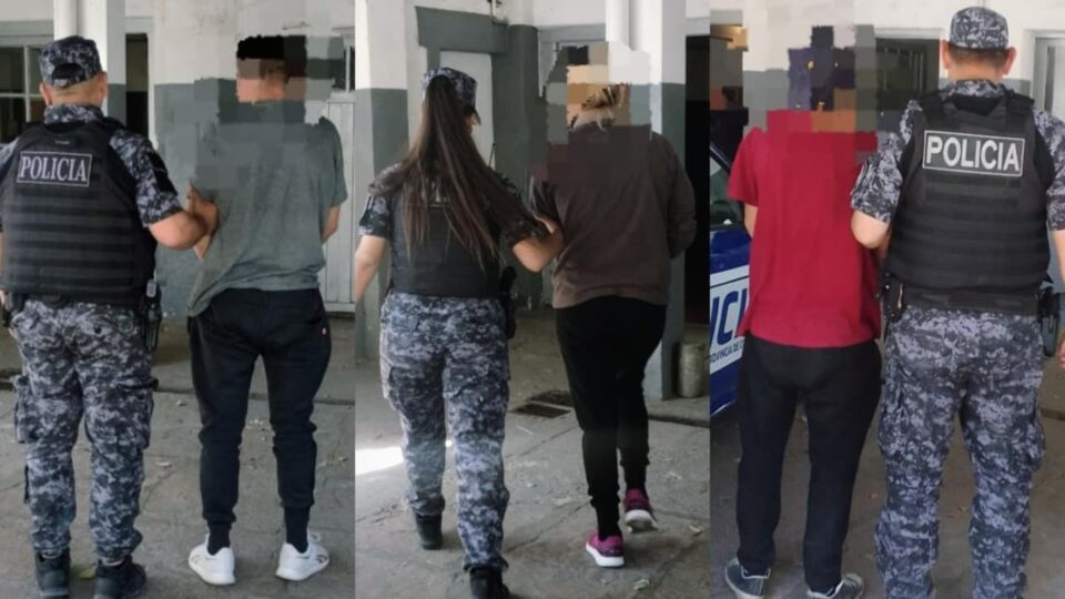 Piedrazos, amenazas y una vecina lesionada: tres aprehendidos en barrio Liniers