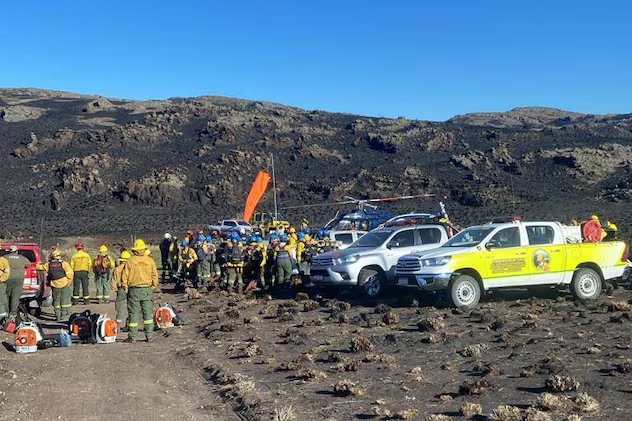 Quebrada del Condorito: en tres días el fuego consumió más de 4 mil hectáreas y sigue activo