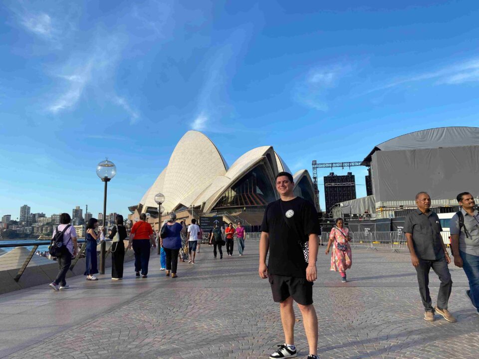 La historia de Agustín: dejó la estabilidad de su trabajo y proyecta quedarse tres años en Australia