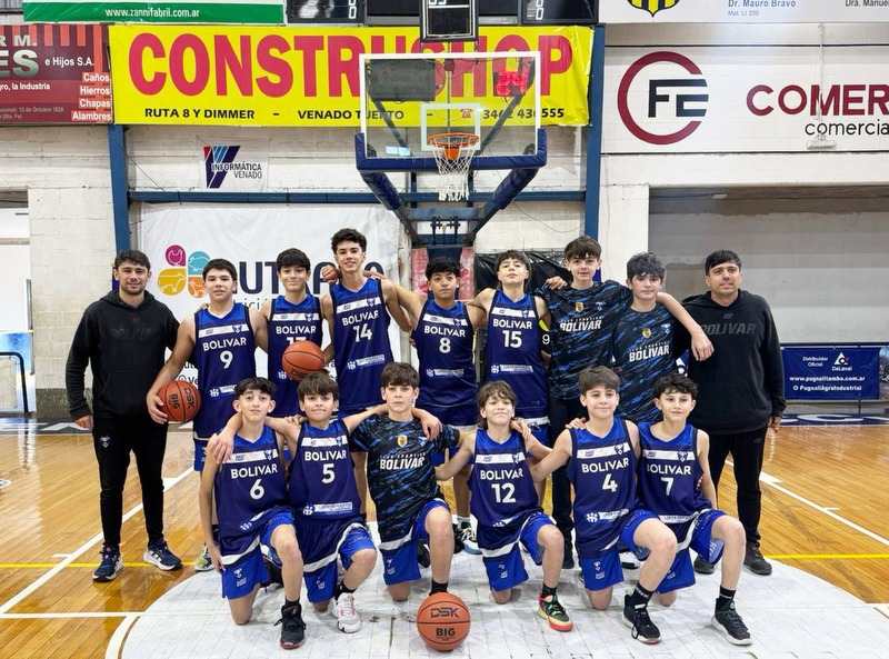 Basquet: con un altagraciense en sus filas Bolívar de Carlos Paz juega semifinales del Federal U13