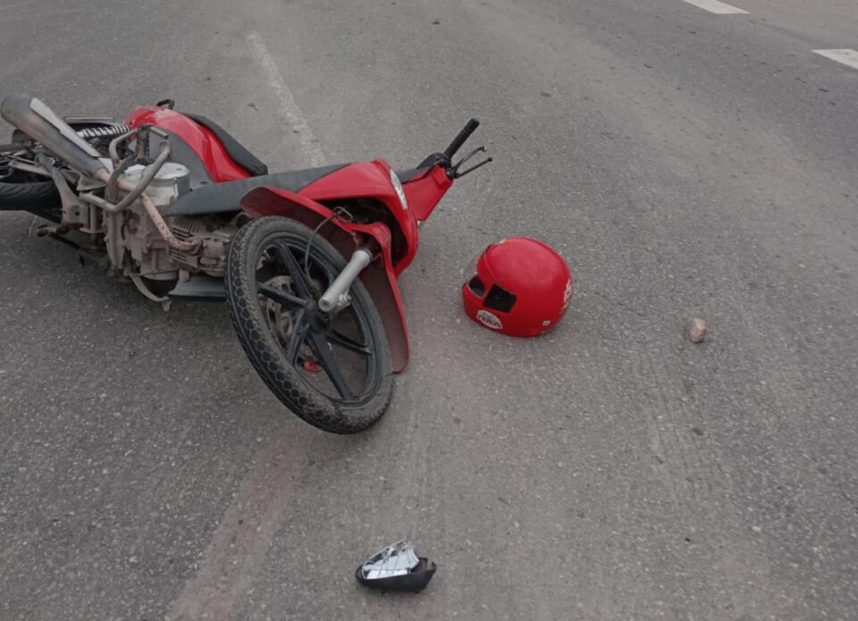 Accidente en la ruta C-45: una motociclista resultó herida tras colisionar con una furgoneta