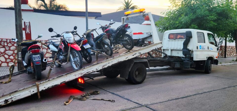 Operativo de Tránsito: secuestran 15 motos en controles simultáneos